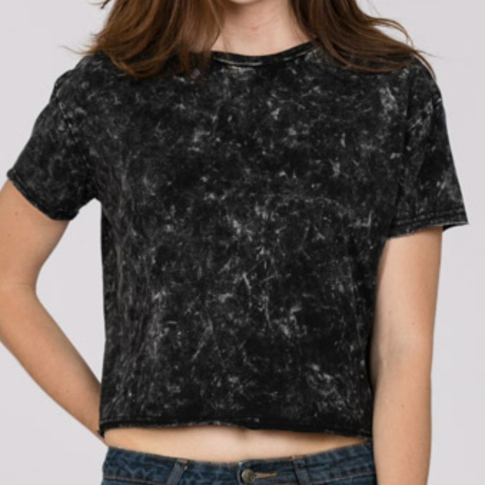 SHORT SLEEVE TOP WITH OPEN BACK BELT